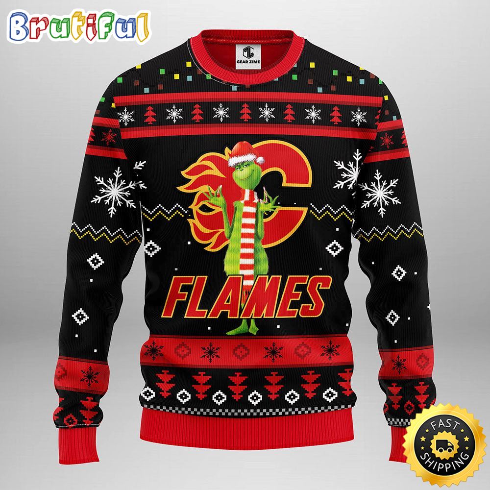Sportswearmerch Calgary Flames NHL Christmas Sweater For Fan