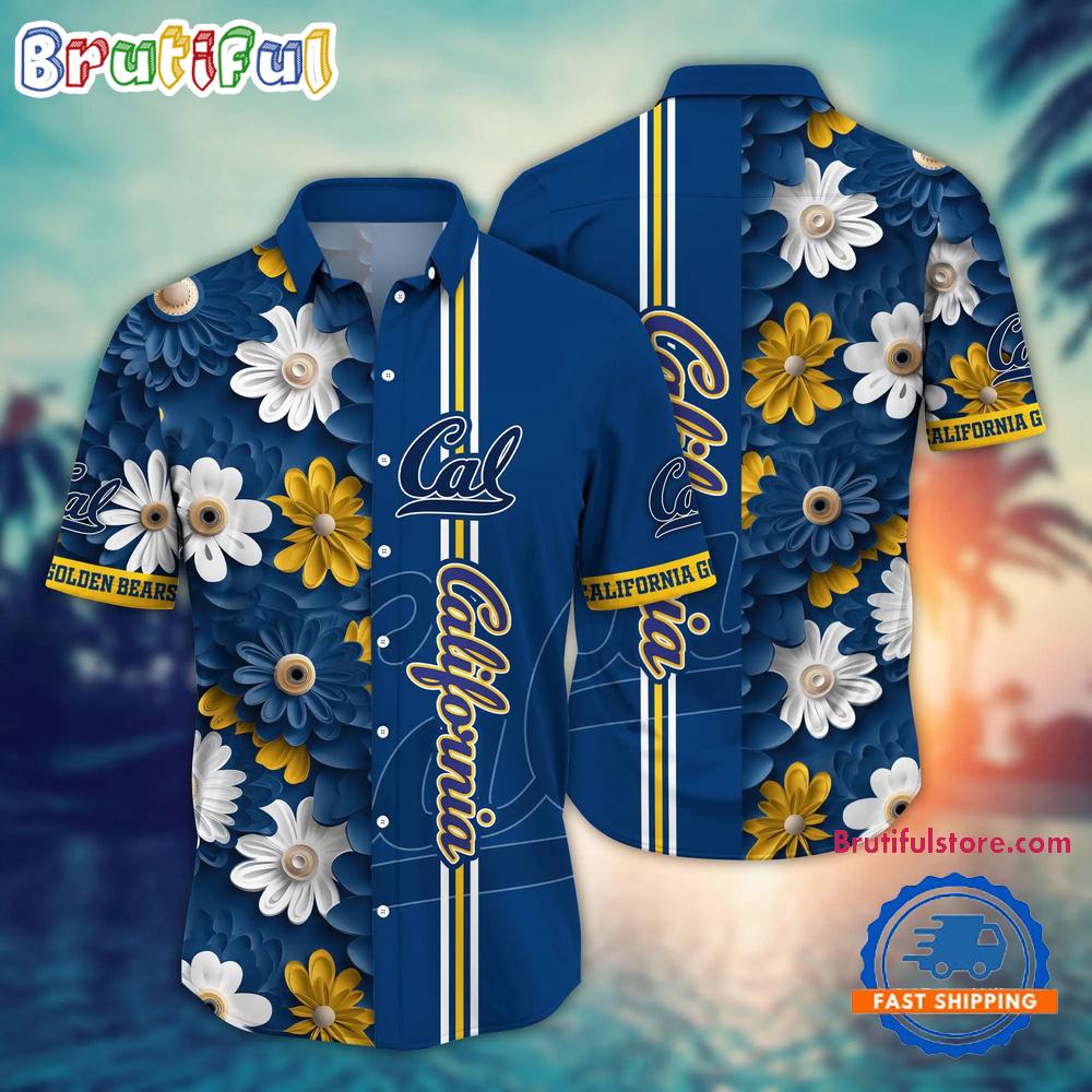Sportswearmerch California Golden Bears NCAA Flower Summer Personalized Hawaiian Shirt For Fan