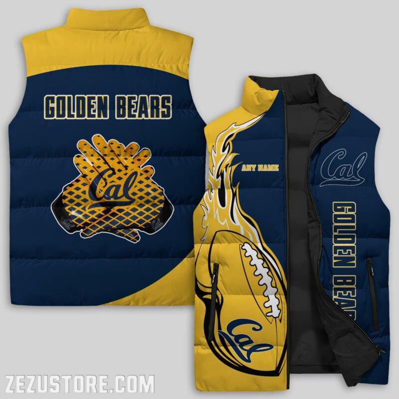 Sportswearmerch California Golden Bears NCAA Sleeveless Puffer Jacket For Fans