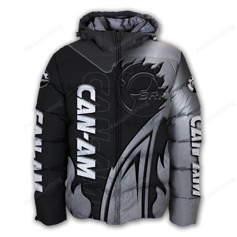 Sportswearmerch Can-Am Motorcycle Personalized Puffer Jacket For Fan