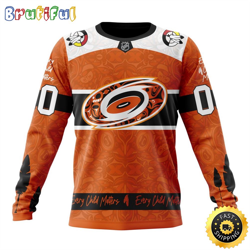 Sportswearmerch Carolina Hurricanes NHL Support Child Lives Matter Personalized Sweater For Fan