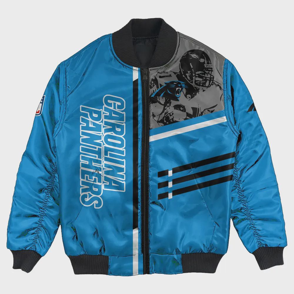 Sportswearmerch Carolina Panthers NFL Bomber Jacket For Fan