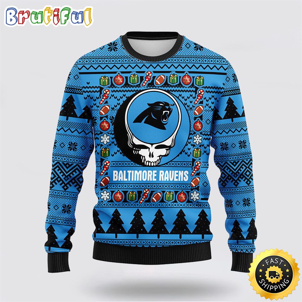 Sportswearmerch Carolina Panthers NFL Christmas Fleece Sweater For Fan