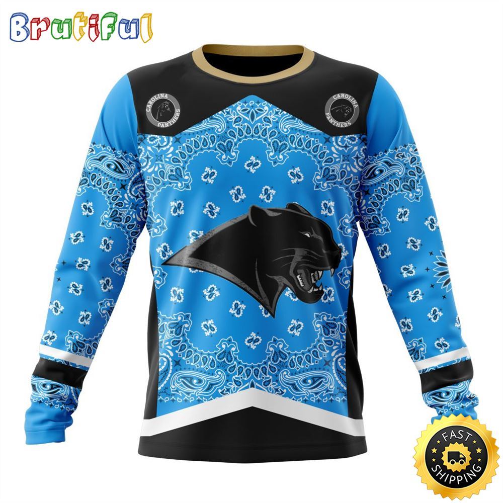 Sportswearmerch Carolina Panthers NFL Crewneck Classic Style Personalized Sweater For Fan
