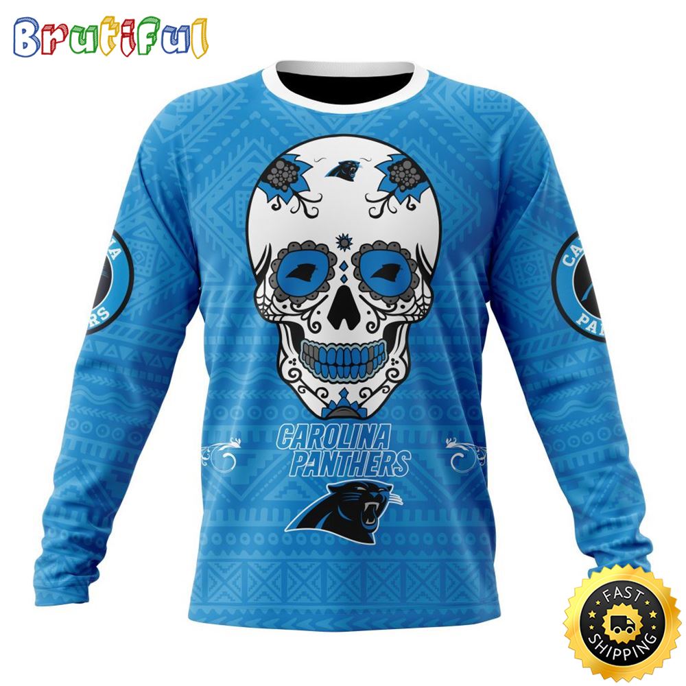 Sportswearmerch Carolina Panthers NFL Crewneck Personalized Sweater For Fan