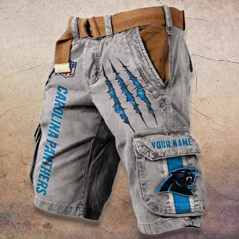 Sportswearmerch Carolina Panthers NFL Denim Short For Fan