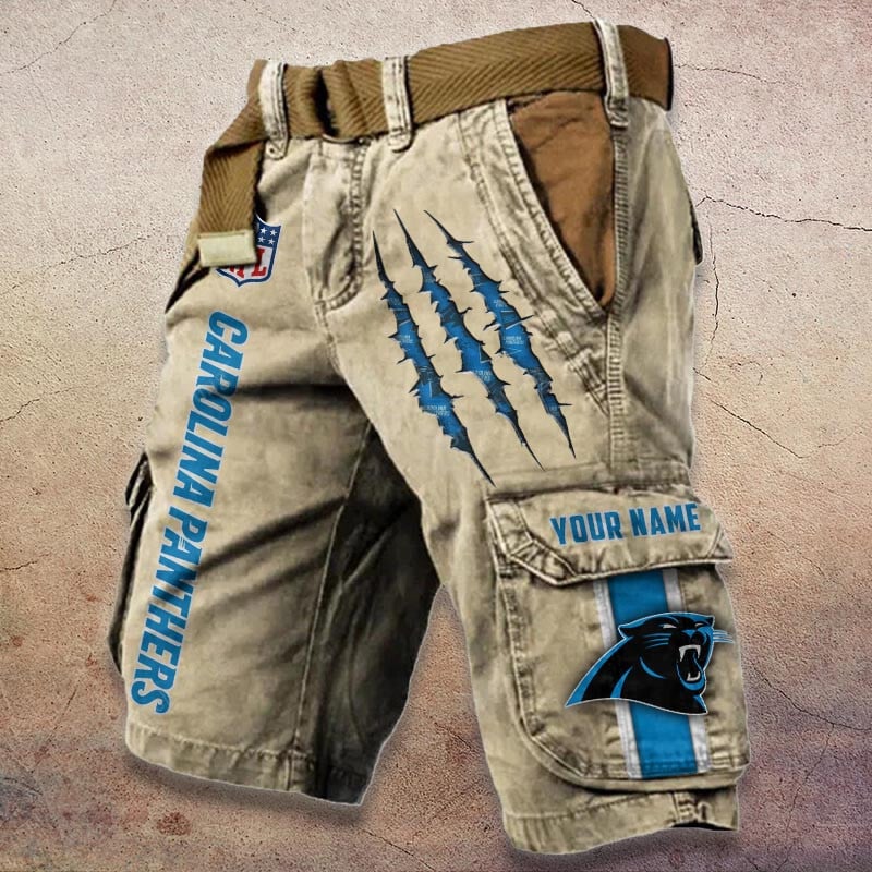 Sportswearmerch Carolina Panthers NFL Denim Short For Fan