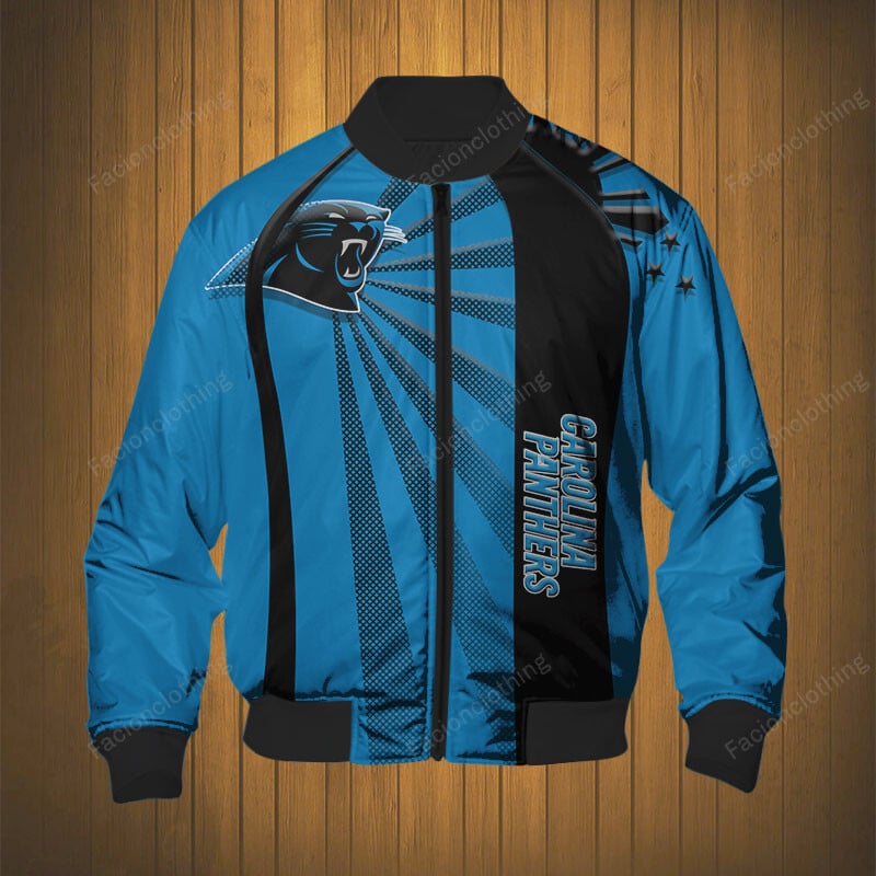 Sportswearmerch Carolina Panthers NFL NFL,Bomber Jacket Personalized For Fan