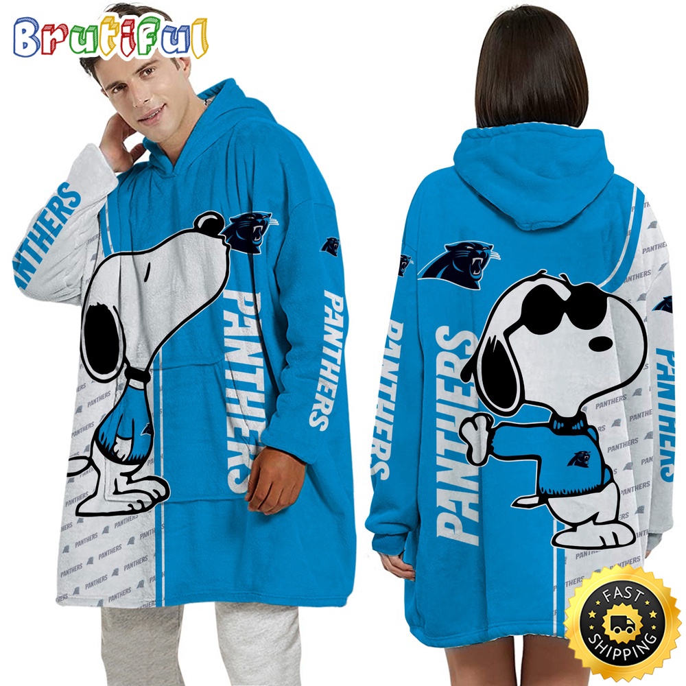 Sportswearmerch Carolina Panthers NFL Personalized Blaket Hoodie For Fan