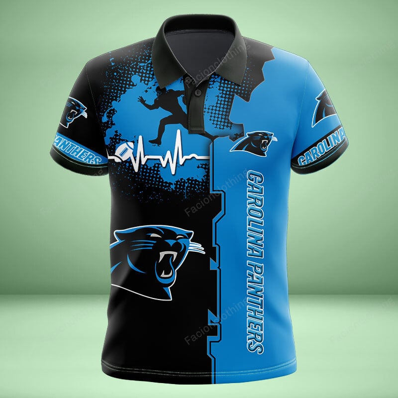 Sportswearmerch Carolina Panthers NFL Personalized Polo Shirt For Fan