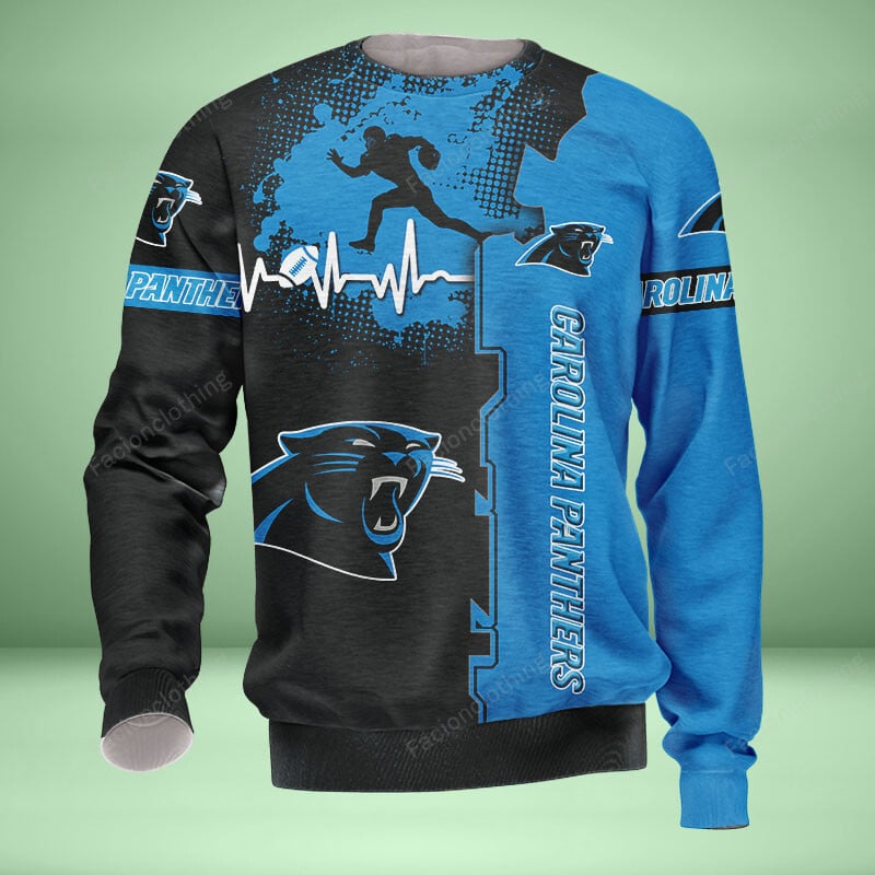 Sportswearmerch Carolina Panthers NFL Personalized Sweater For Fan