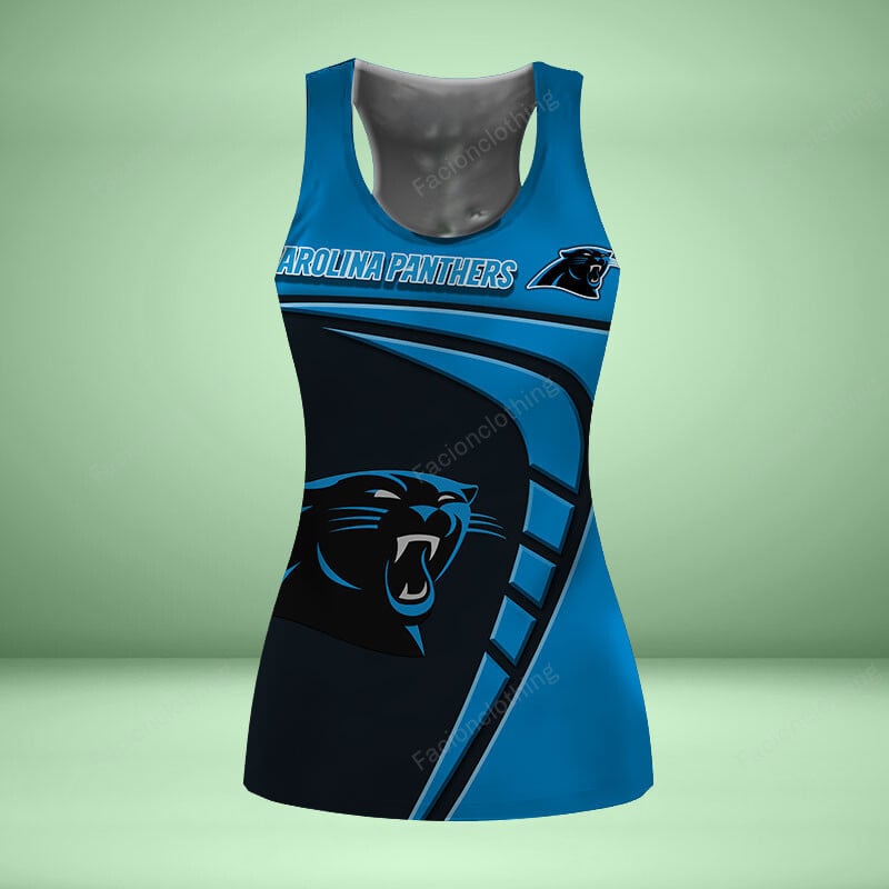 Sportswearmerch Carolina Panthers NFL Personalized Women Tanktop For Fan