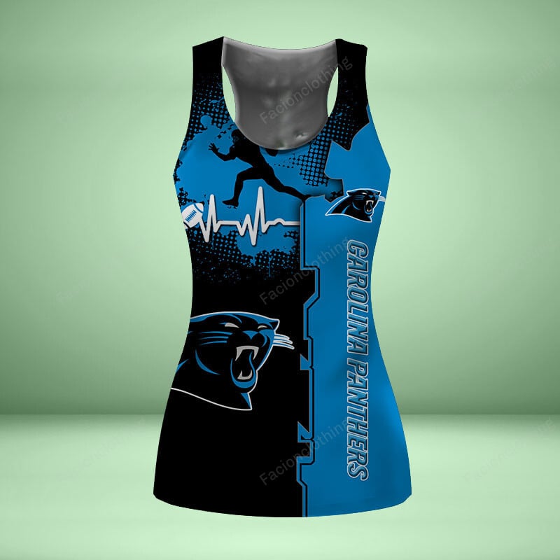 Sportswearmerch Carolina Panthers NFL Personalized Women Tanktop For Fan