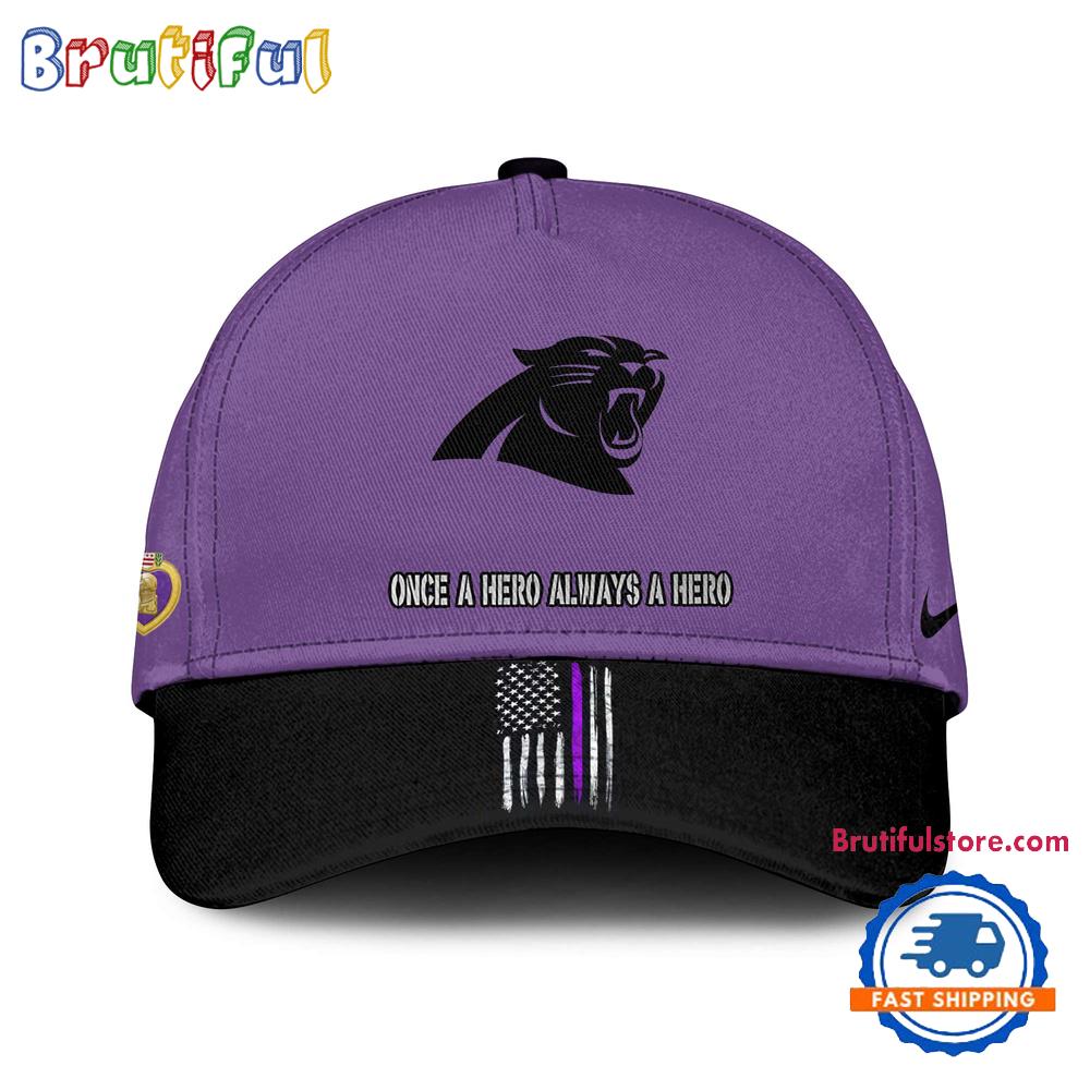 Sportswearmerch Carolina Panthers NFL Purple Heart Day Classic Cap For Fan
