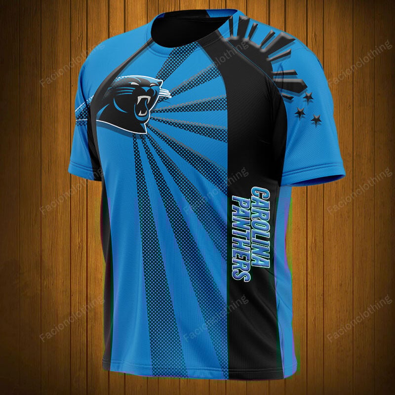 Sportswearmerch Carolina Panthers NFL T-shirt Personalized For Fan