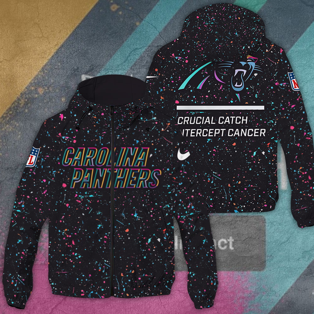 Sportswearmerch Carolina Panthers NFL Windbreaker Jacket For Fan