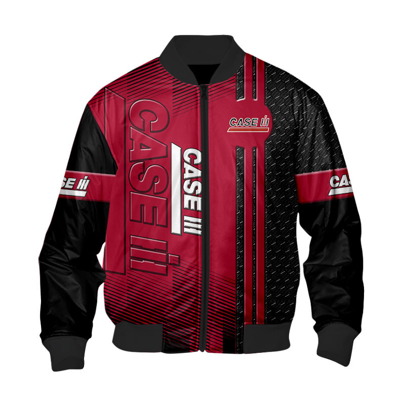 Sportswearmerch Case IH Personalized Fashion Bomber Jacket For Fan