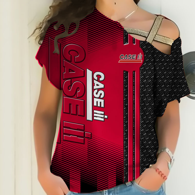 Sportswearmerch Case IH Personalized Fashion Strapless Short Sleeve For Fan