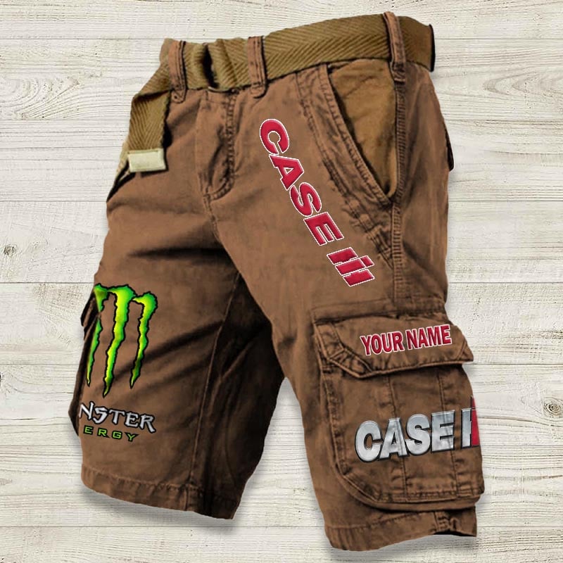 Sportswearmerch Case IH Tractor Denim Short For Fan