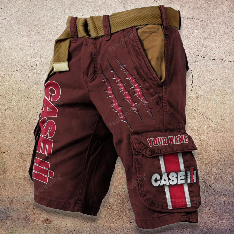 Sportswearmerch Case IH Tractor Denim Short For Fan