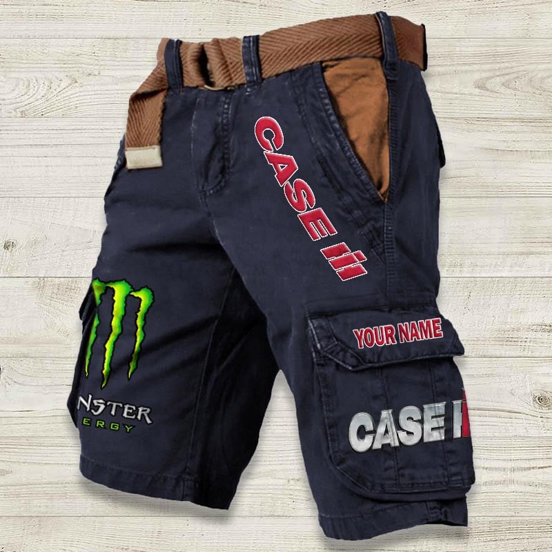 Sportswearmerch Case IH Tractor Denim Short For Fan