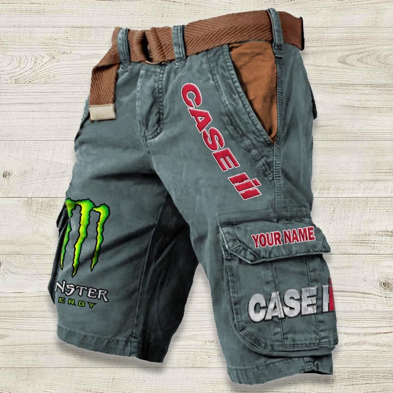 Sportswearmerch Case IH Tractor Denim Short For Fan