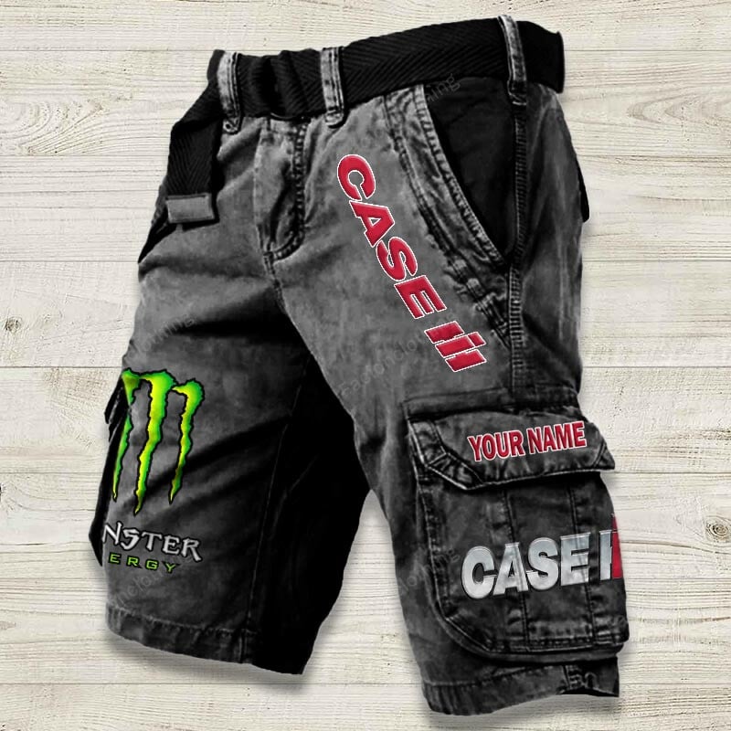 Sportswearmerch Case IH Tractor Denim Short For Fan