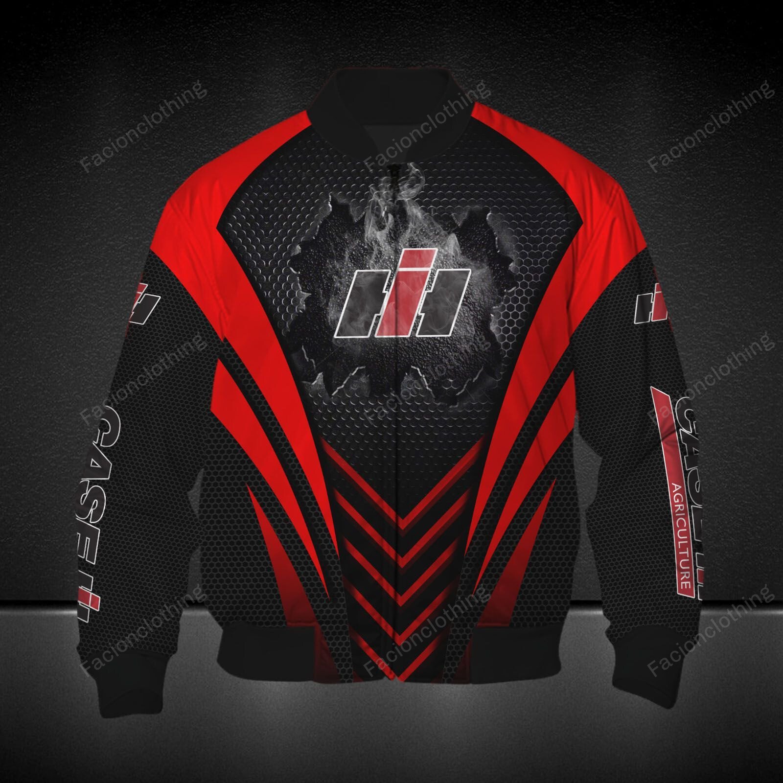 Sportswearmerch Case IH Tractor Personalized Bomber Jacket For Fan