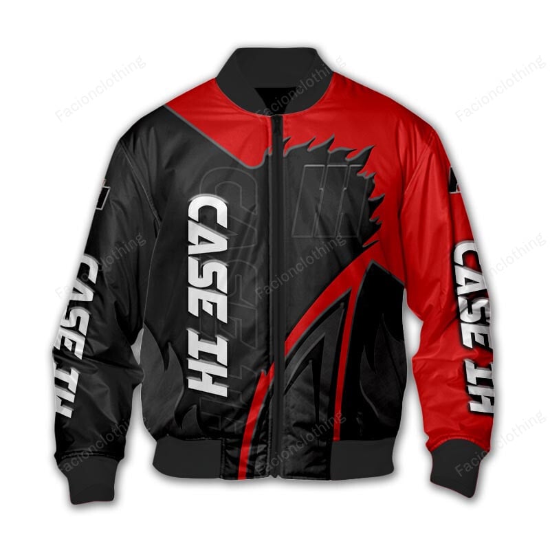 Sportswearmerch Case IH Tractor Personalized Bomber Jacket For Fan