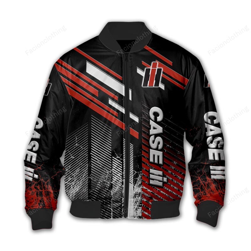 Sportswearmerch Case IH Tractor Personalized Bomber Jacket For Fan