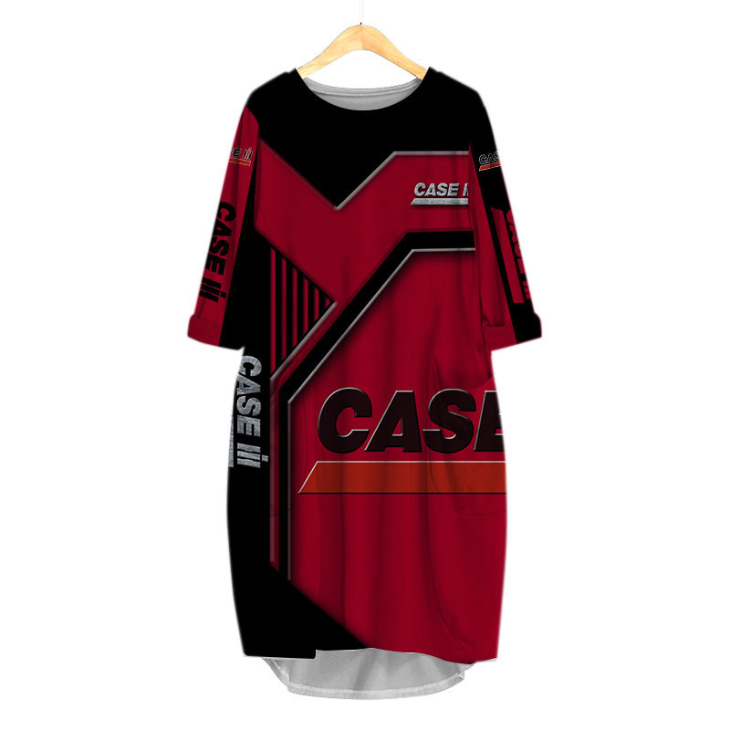Sportswearmerch Case IH Tractor Personalized Fashion Pocket Dress For Fan
