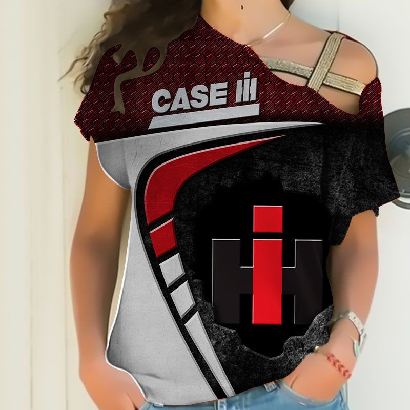 Sportswearmerch Case IH Tractor Personalized Fashion Strapless Short Sleeve For Fan