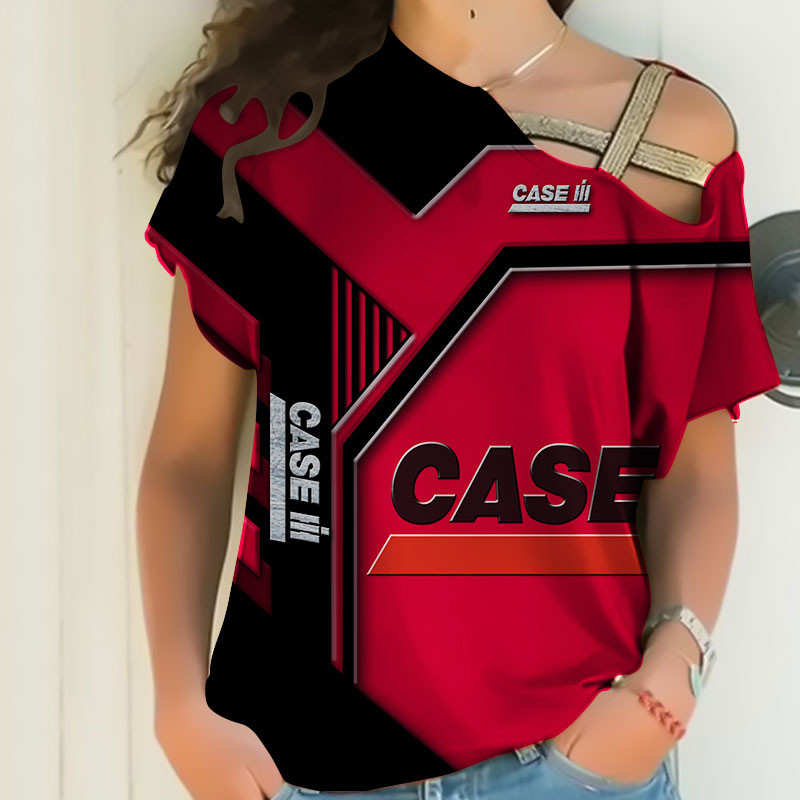 Sportswearmerch Case IH Tractor Personalized Fashion Strapless Short Sleeve For Fan