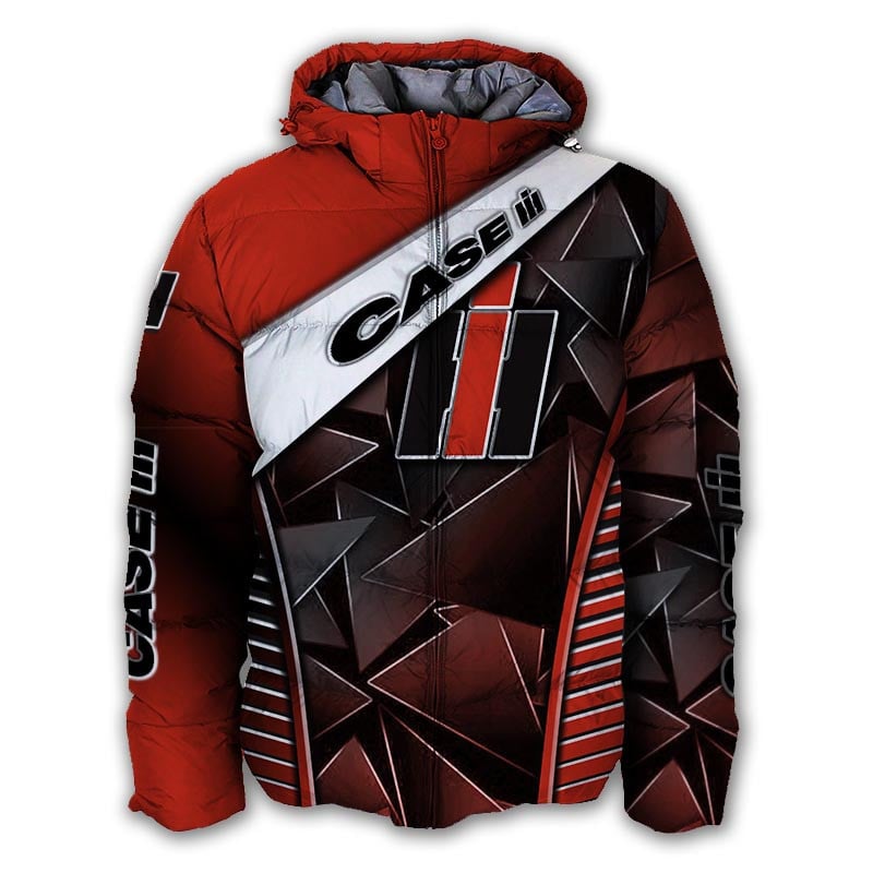 Sportswearmerch Case IH Tractor Personalized Puffer Jacket For Fan
