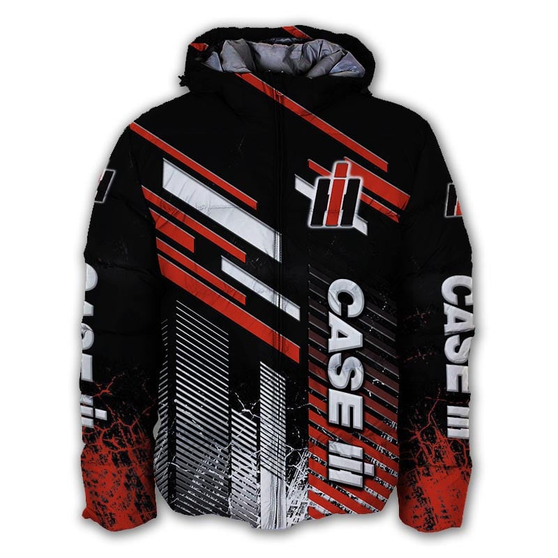 Sportswearmerch Case IH Tractor Personalized Puffer Jacket For Fan