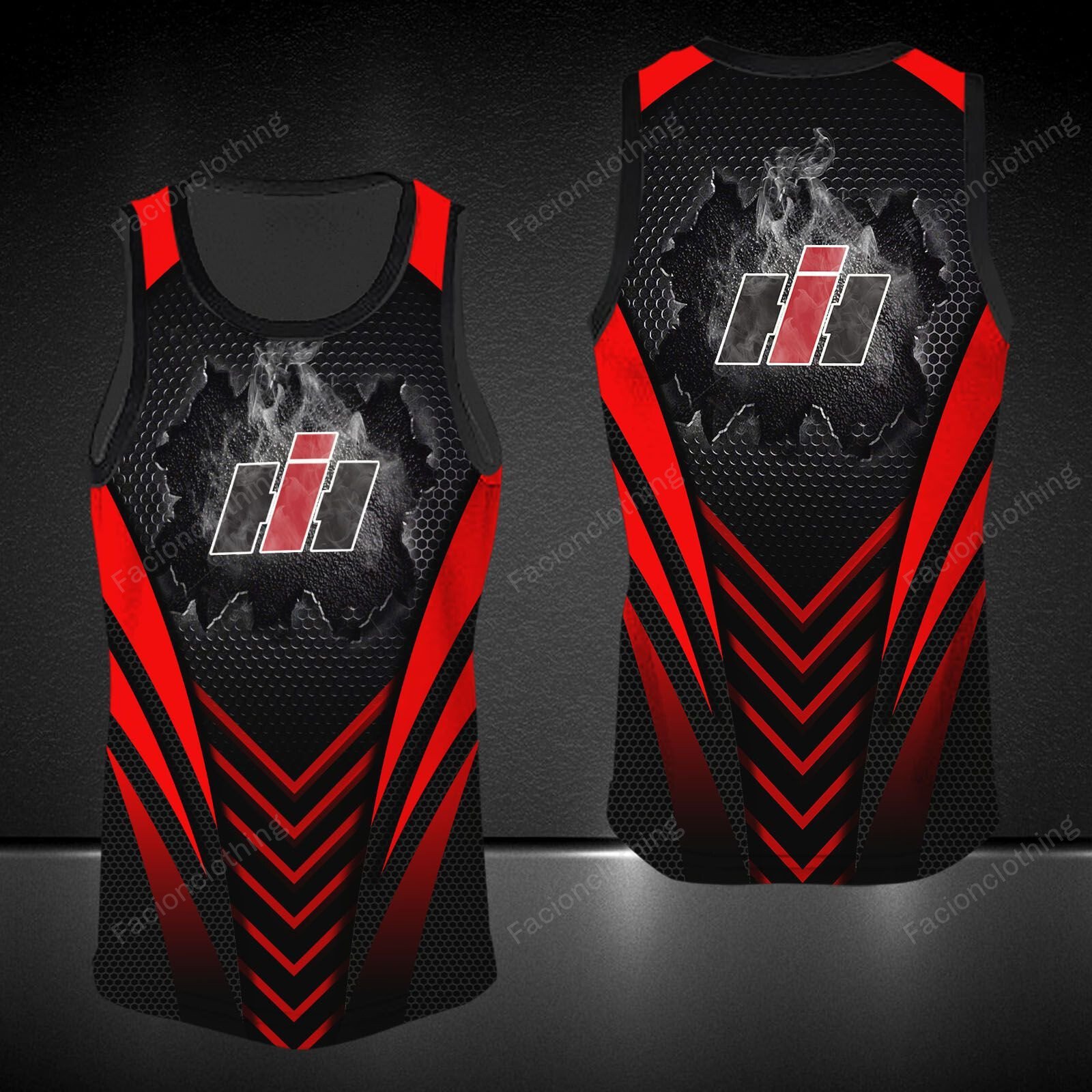 Sportswearmerch Case IH Tractor Personalized Tanktop For Fan