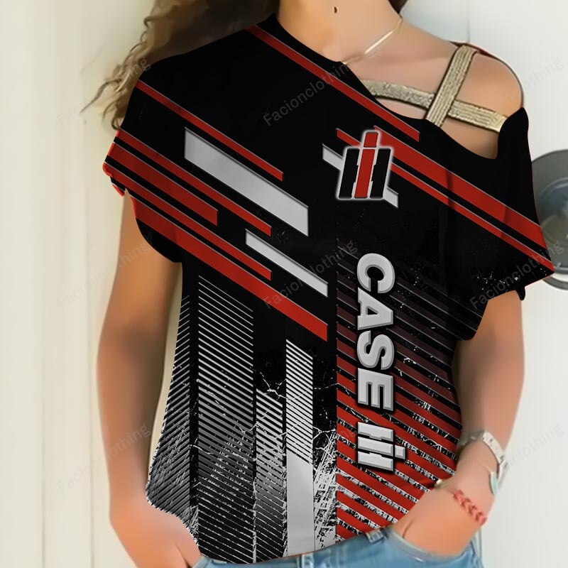 Sportswearmerch Case IH Tractor Personalized Women Shirt For Fan