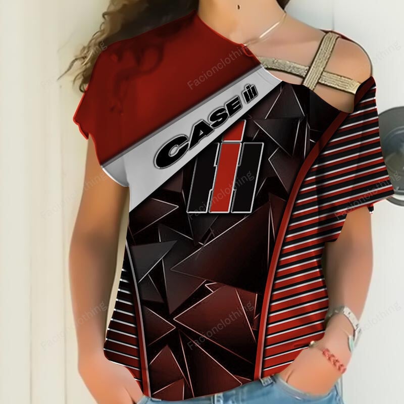 Sportswearmerch Case IH Tractor Personalized Women Shirt For Fan