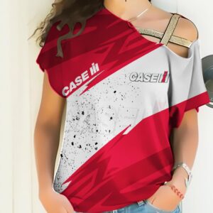 Sportswearmerch Case IH Tractor Strapless Sleeve Short For Fan