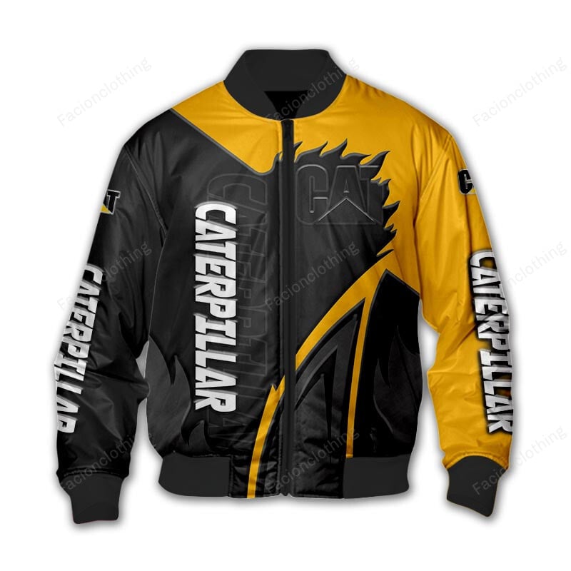 Sportswearmerch Caterpillar Inc Tractor Personalized Bomber Jacket For Fan