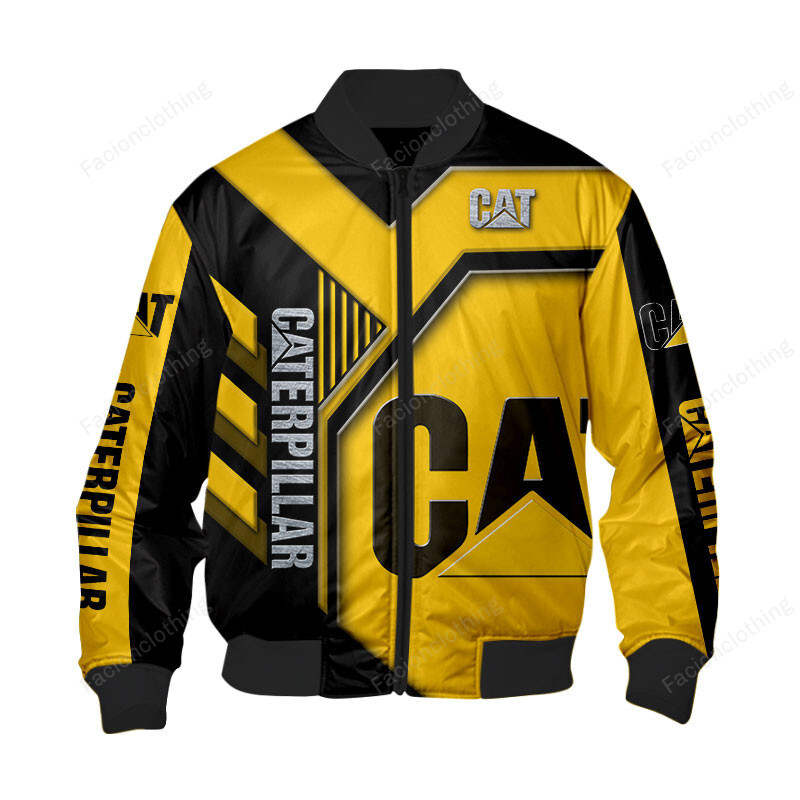 Sportswearmerch Caterpillar Inc Tractor Personalized Fashion Bomber Jacket For Fan