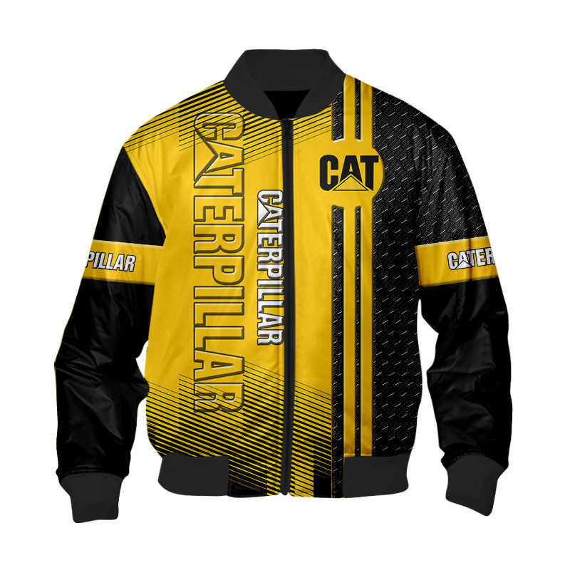 Sportswearmerch Caterpillar Inc Tractor Personalized Fashion Bomber Jacket For Fan