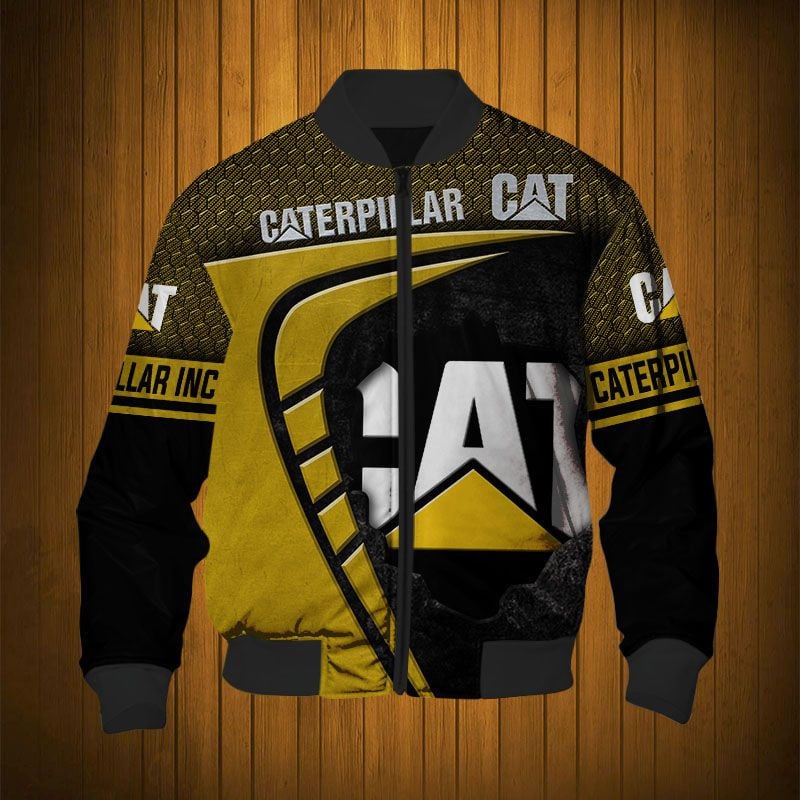 Sportswearmerch Caterpillar Inc Tractor Personalized Fashion Bomber Jacket For Fan
