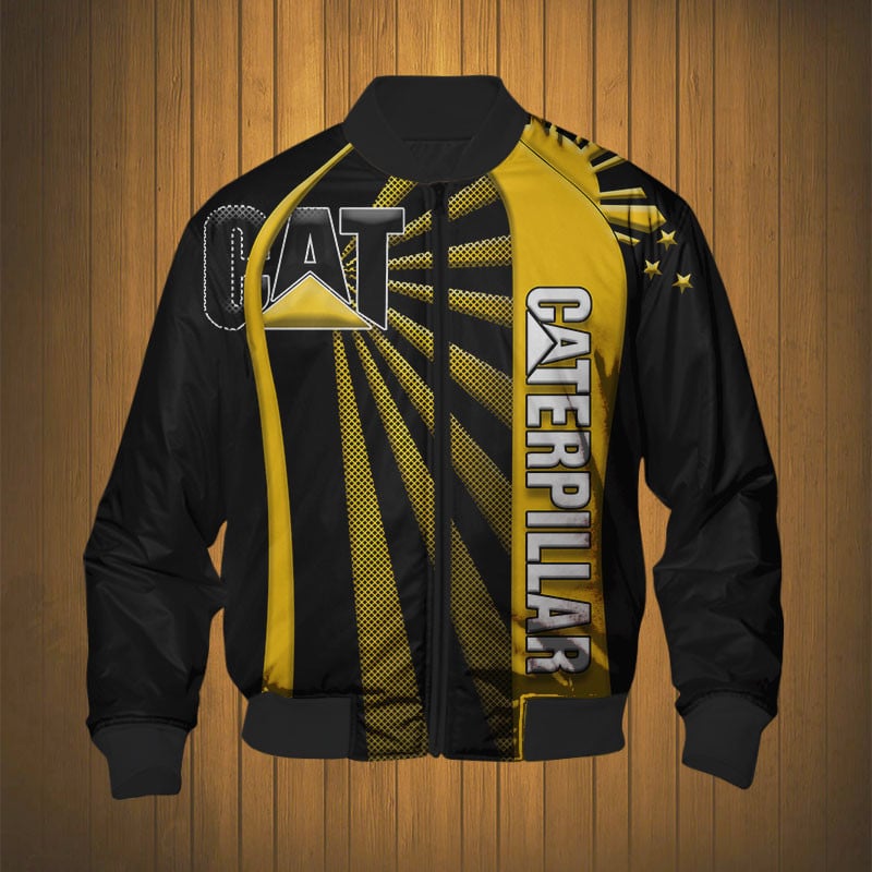 Sportswearmerch Caterpillar Inc Tractor Personalized Fashion Bomber Jacket For Fan