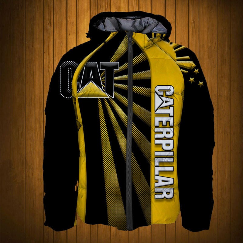 Sportswearmerch Caterpillar Inc Tractor Personalized Fashion Puffer Jacket For Fan
