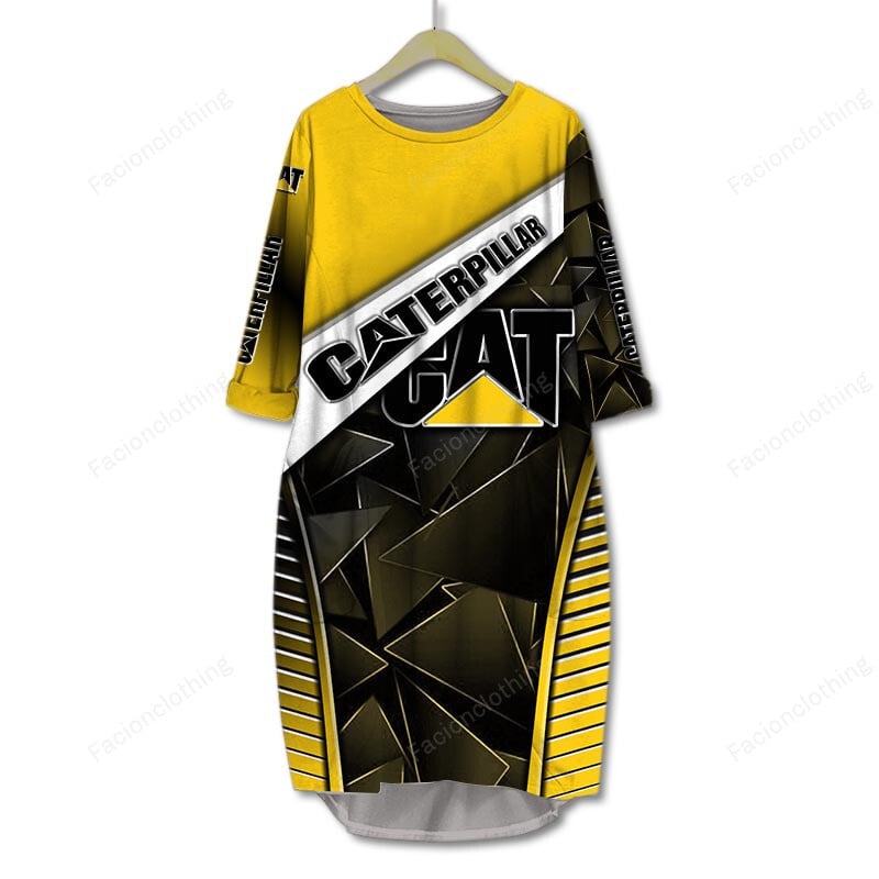 Sportswearmerch Caterpillar Inc Tractor Personalized Pocket Dress For Fan