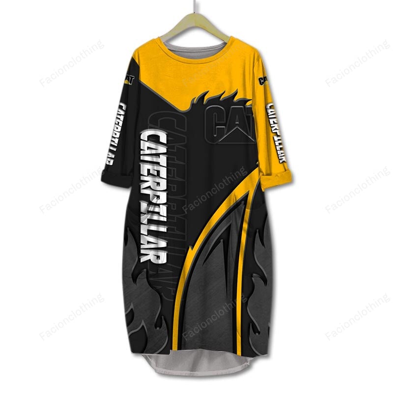 Sportswearmerch Caterpillar Inc Tractor Personalized Pocket Dress For Fan
