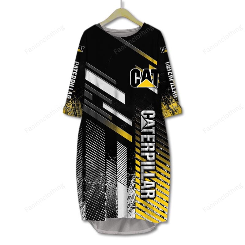 Sportswearmerch Caterpillar Inc Tractor Personalized Pocket Dress For Fan