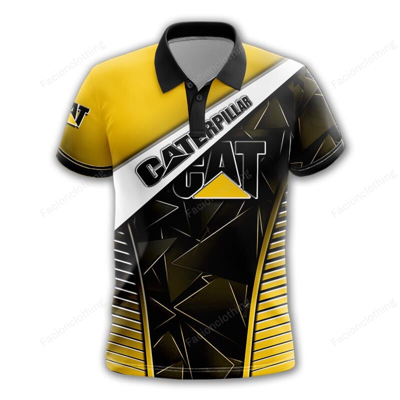 Sportswearmerch Caterpillar Inc Tractor Personalized Polo For Fan