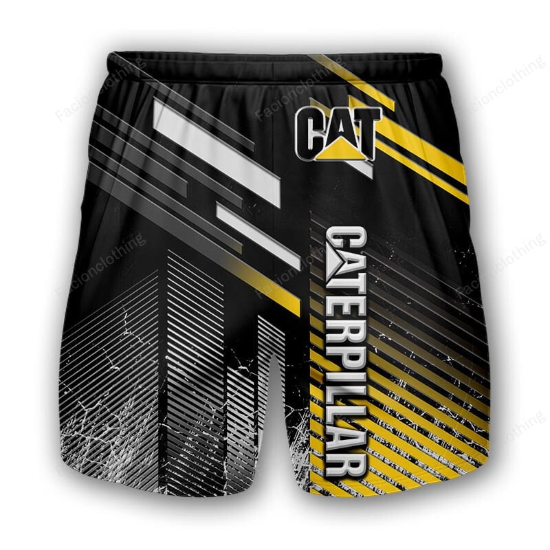 Sportswearmerch Caterpillar Inc Tractor Personalized Short Pant For Fan